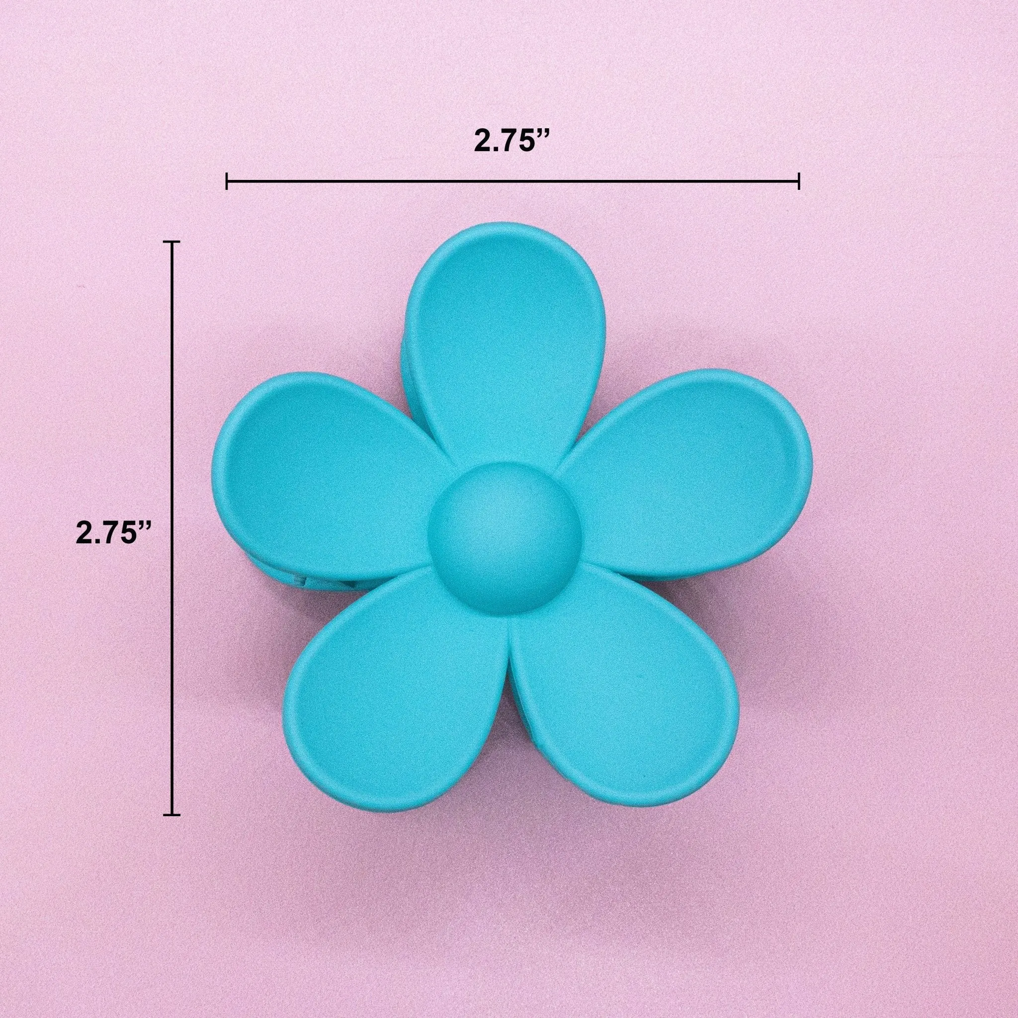 Matte Hair Claw Clip - Large Daisy Flower