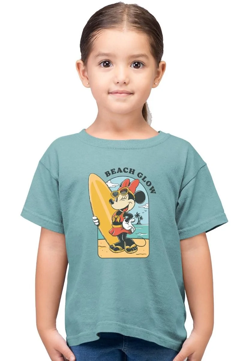 Minnie Beach Glow Kids T-Shirt