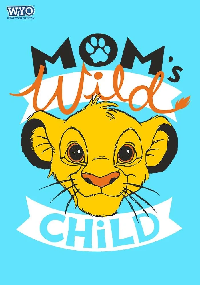 Mom's Wild Child Kids T-Shirt