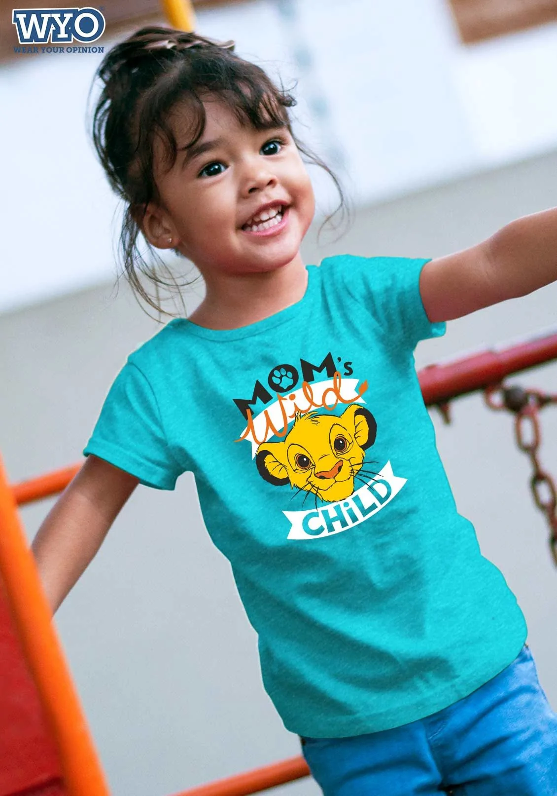 Mom's Wild Child Kids T-Shirt