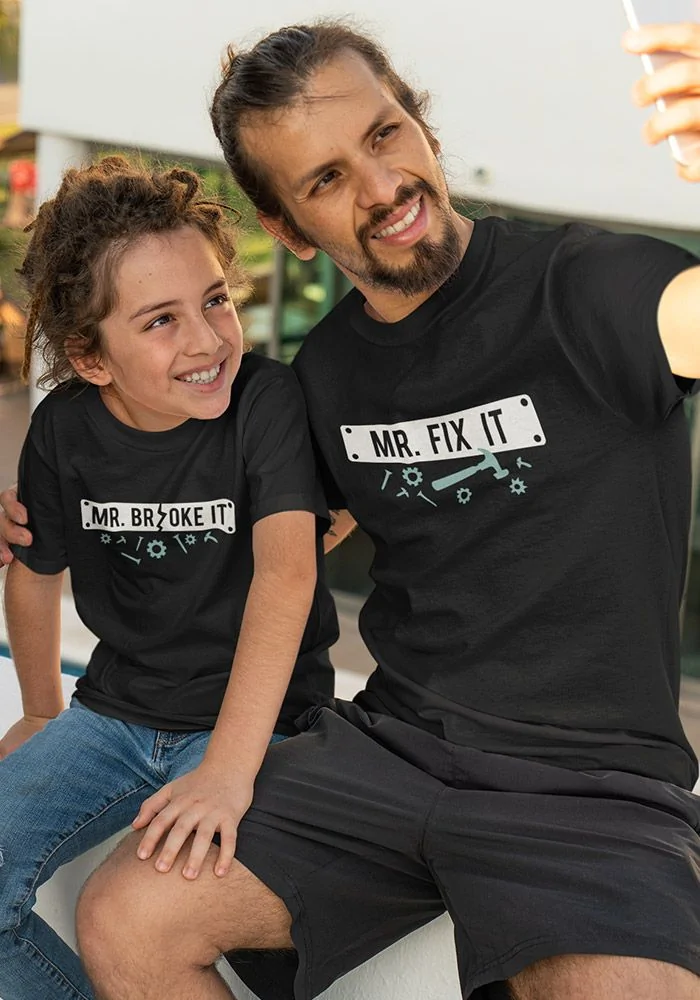 Mr Broke It Kids T-Shirt