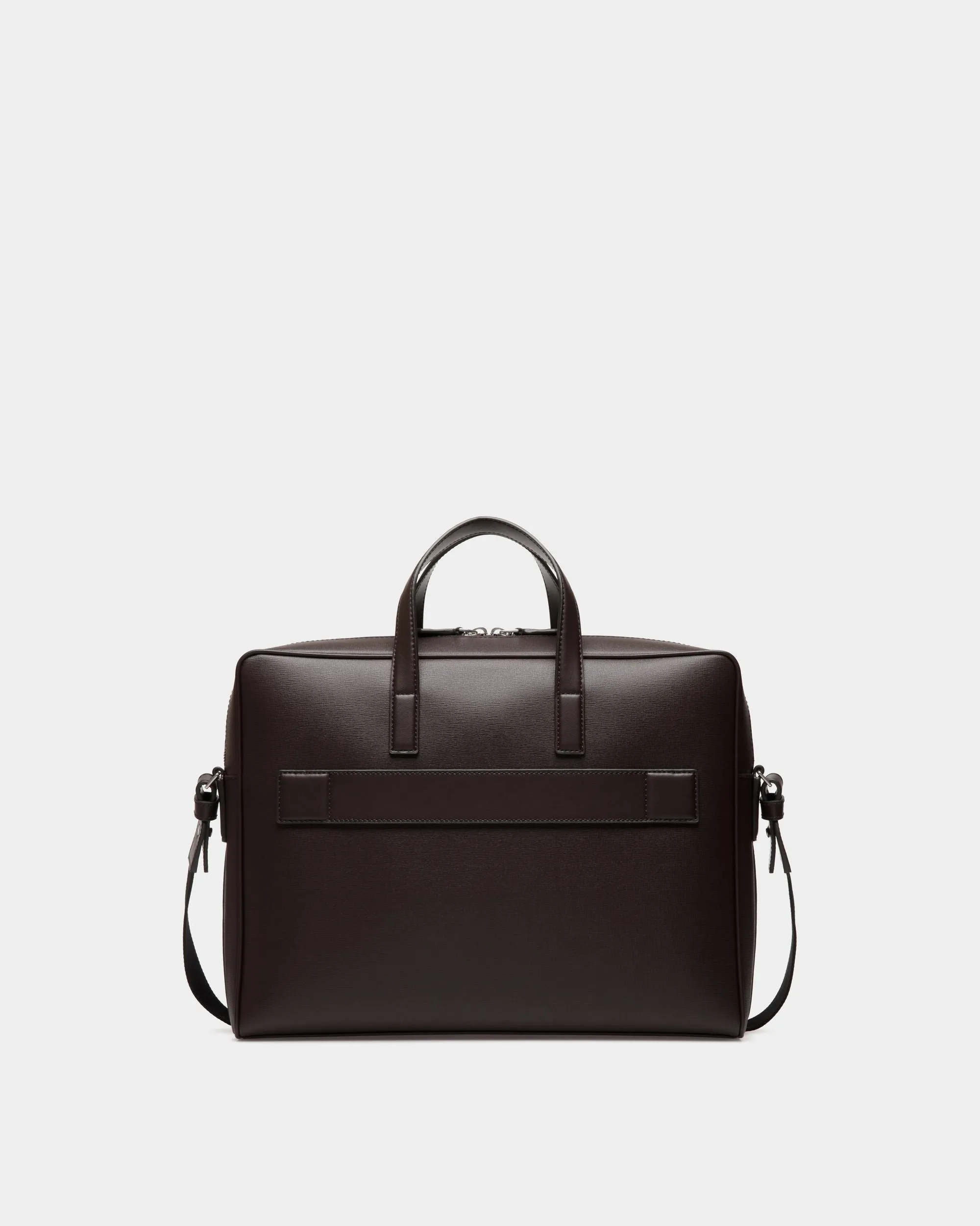 Mythos Briefcase in Ebano Recycled Leather 