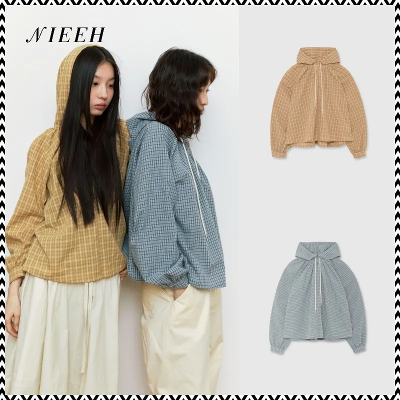 NIEEH  |Casual Style Street Style Long Sleeves Plain Party Style