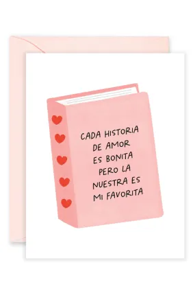 Nuestra Historia Love Greeting Card