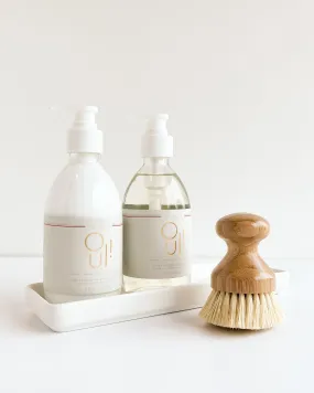 OUI! Shea Lotion & Hand Soap Set with Brush