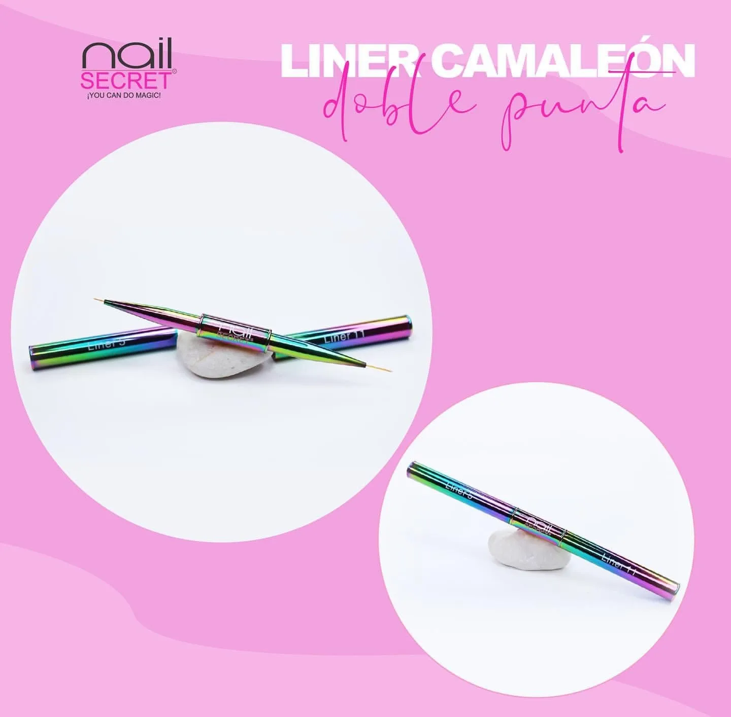 Pincel Liner doble punta