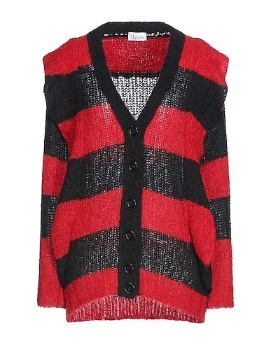 RED VALENTINO  |Stripes Casual Style Wool Nylon Street Style Long Sleeves