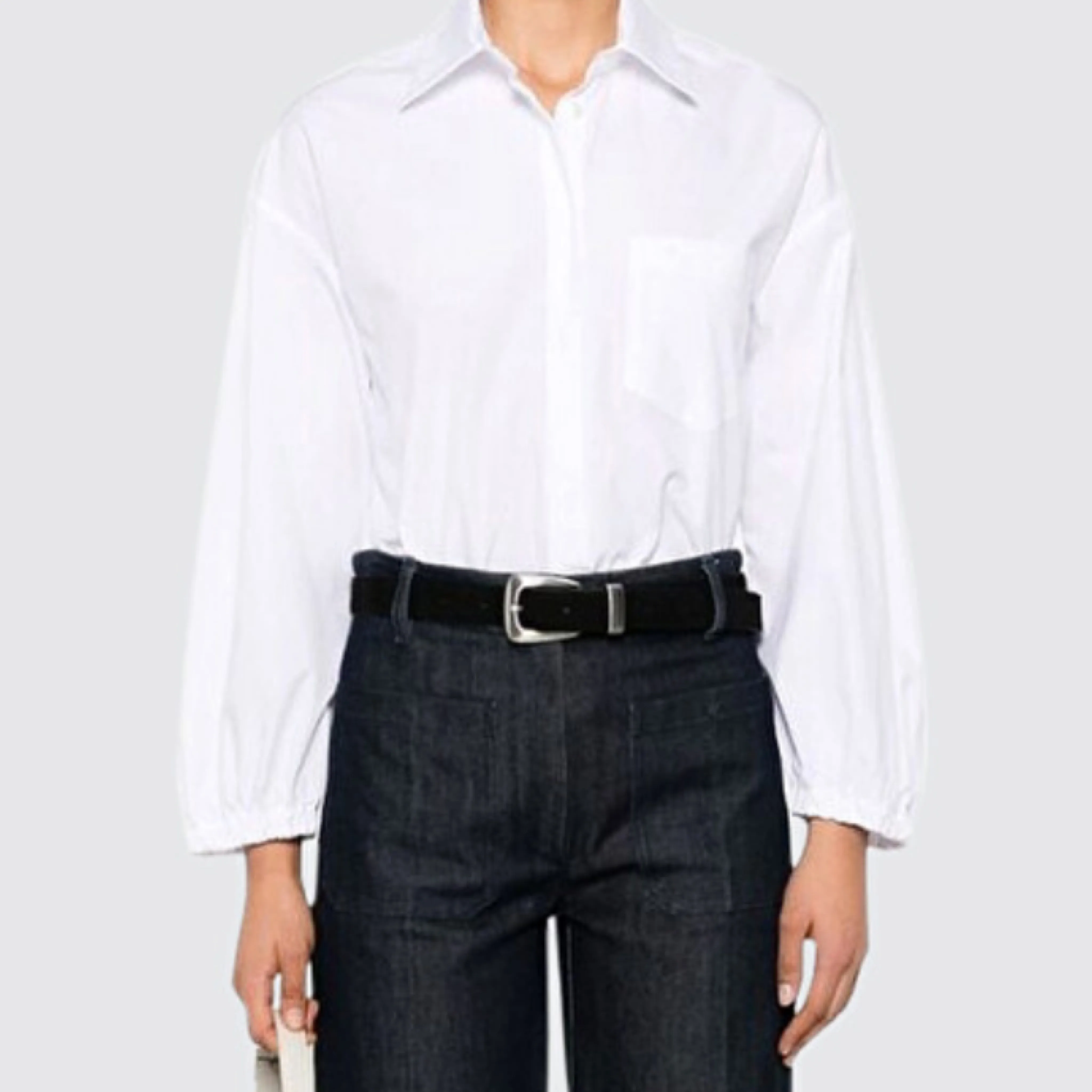 S Max Mara  |Casual Style Long Sleeves Plain Cotton Office Style