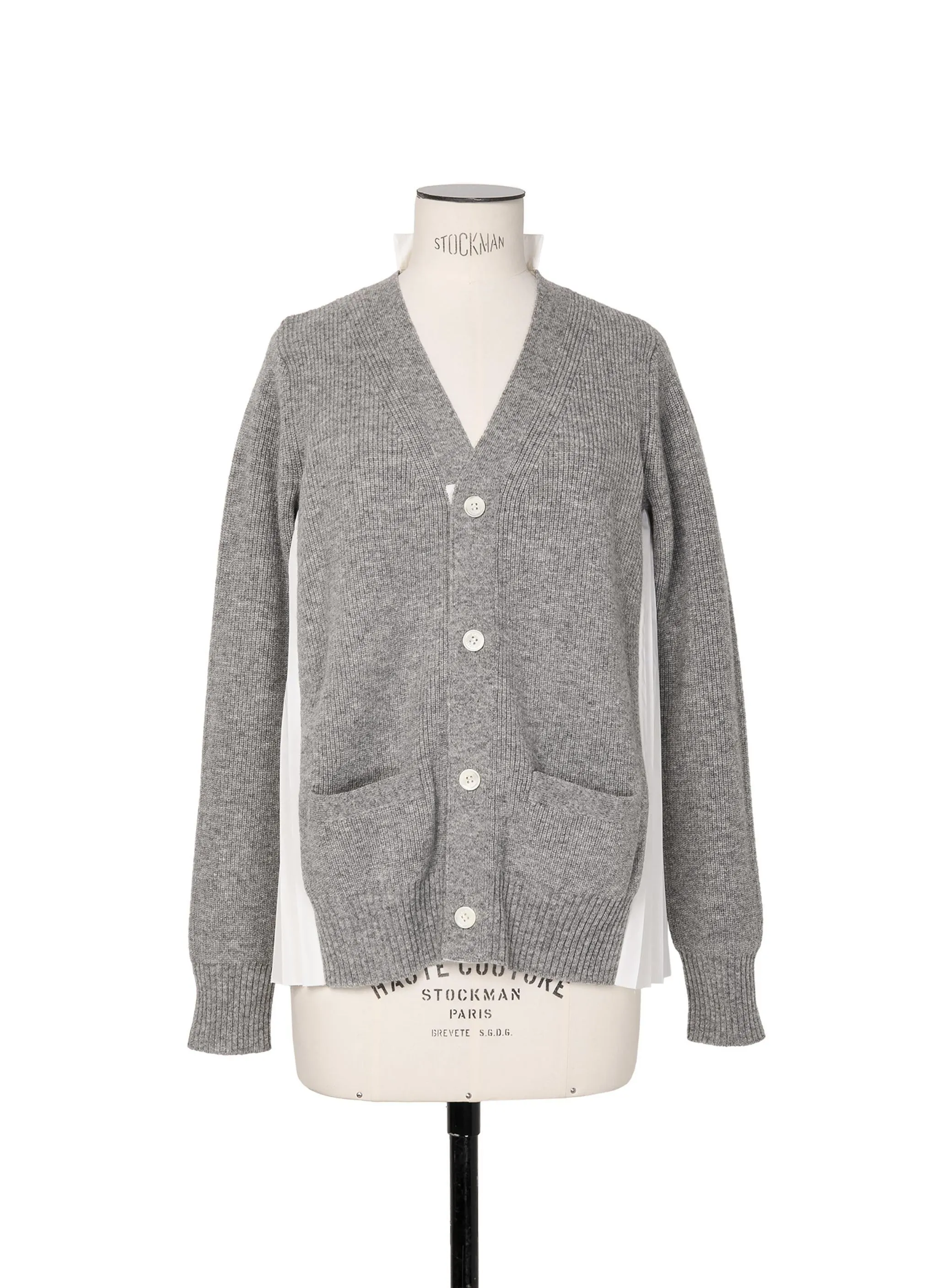 sacai  |Casual Style Wool Long Sleeves Plain Cotton Office Style