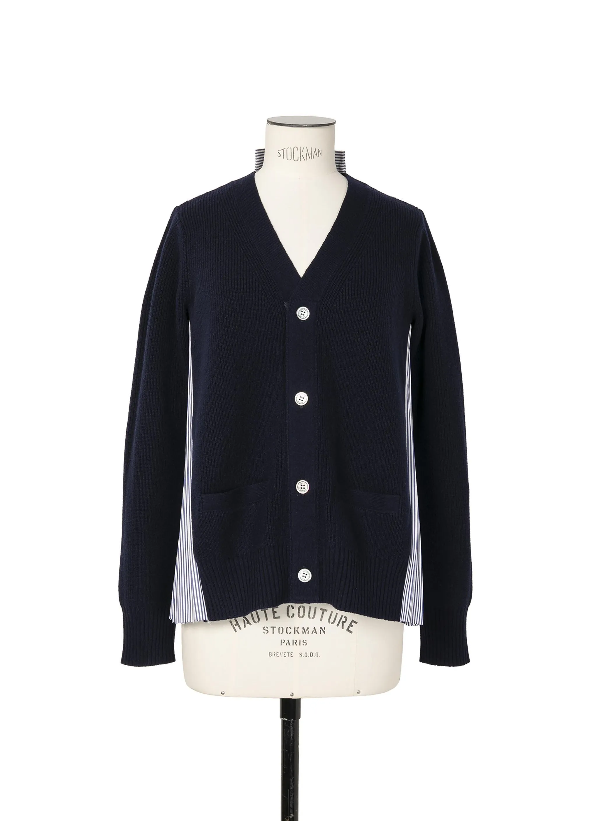 sacai  |Casual Style Wool Long Sleeves Plain Cotton Office Style