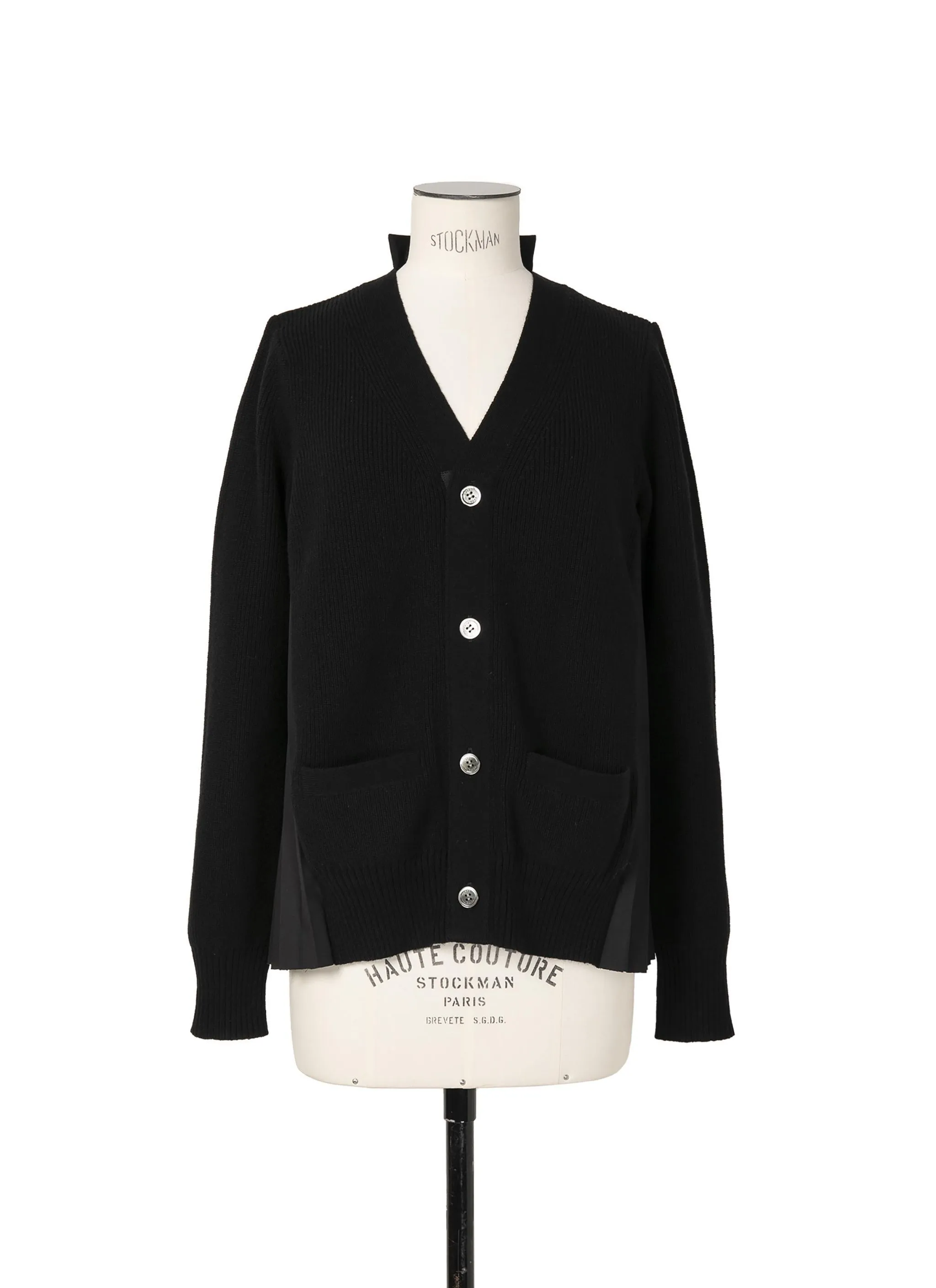 sacai  |Casual Style Wool Long Sleeves Plain Cotton Office Style