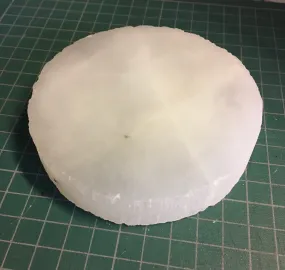 Selenite charging plate - round 10cm