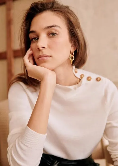 SEZANE  |Casual Style Plain Party Style Office Style Elegant Style