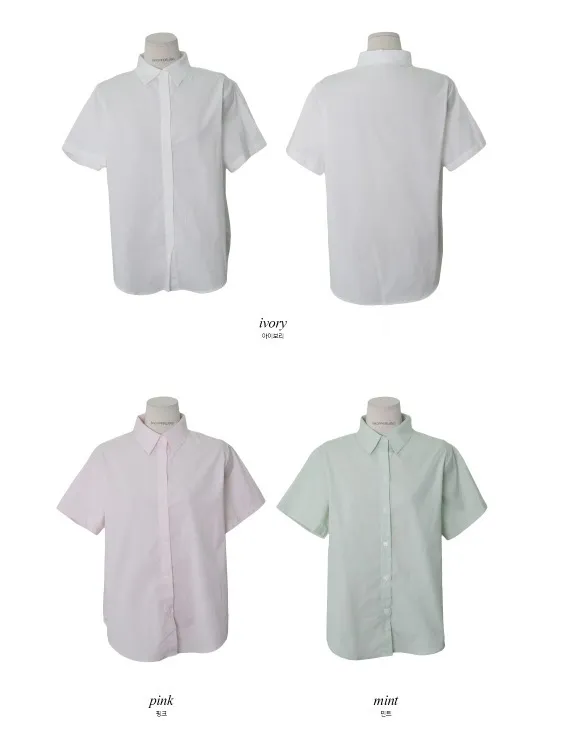 SHOPPERLAND  |Casual Style Plain Cotton Medium Short Sleeves Party Style