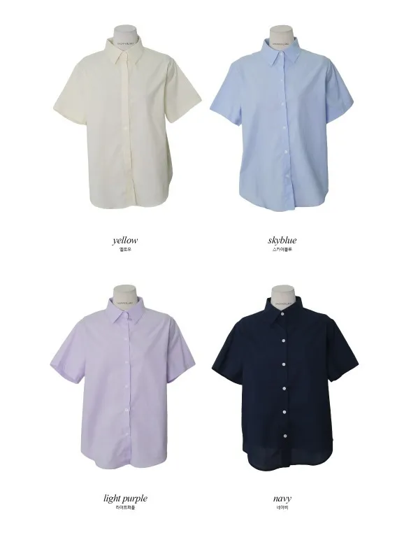 SHOPPERLAND  |Casual Style Plain Cotton Medium Short Sleeves Party Style