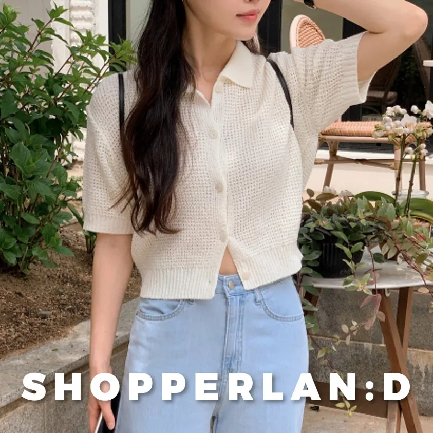 SHOPPERLAND  |Casual Style Street Style Plain Medium Short Sleeves