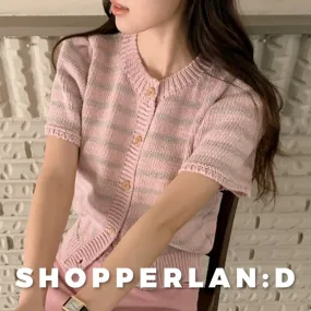 SHOPPERLAND  |Stripes Casual Style Street Style Cotton Medium