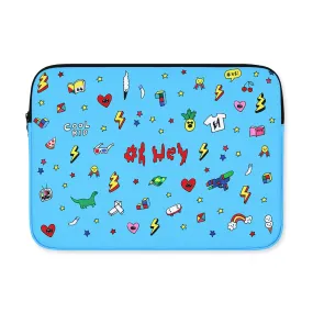 Skyblue Characters Graphic Laptop Sleeves 11 13 15 inch Cases Protective Skins Covers Handbags Square Pouches Designer Artist Pr