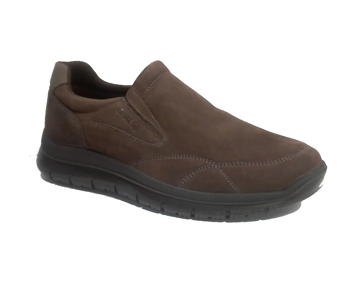 SLIP-ON ENVAL SOFT UOMO NABUK CAFFE' 4715522