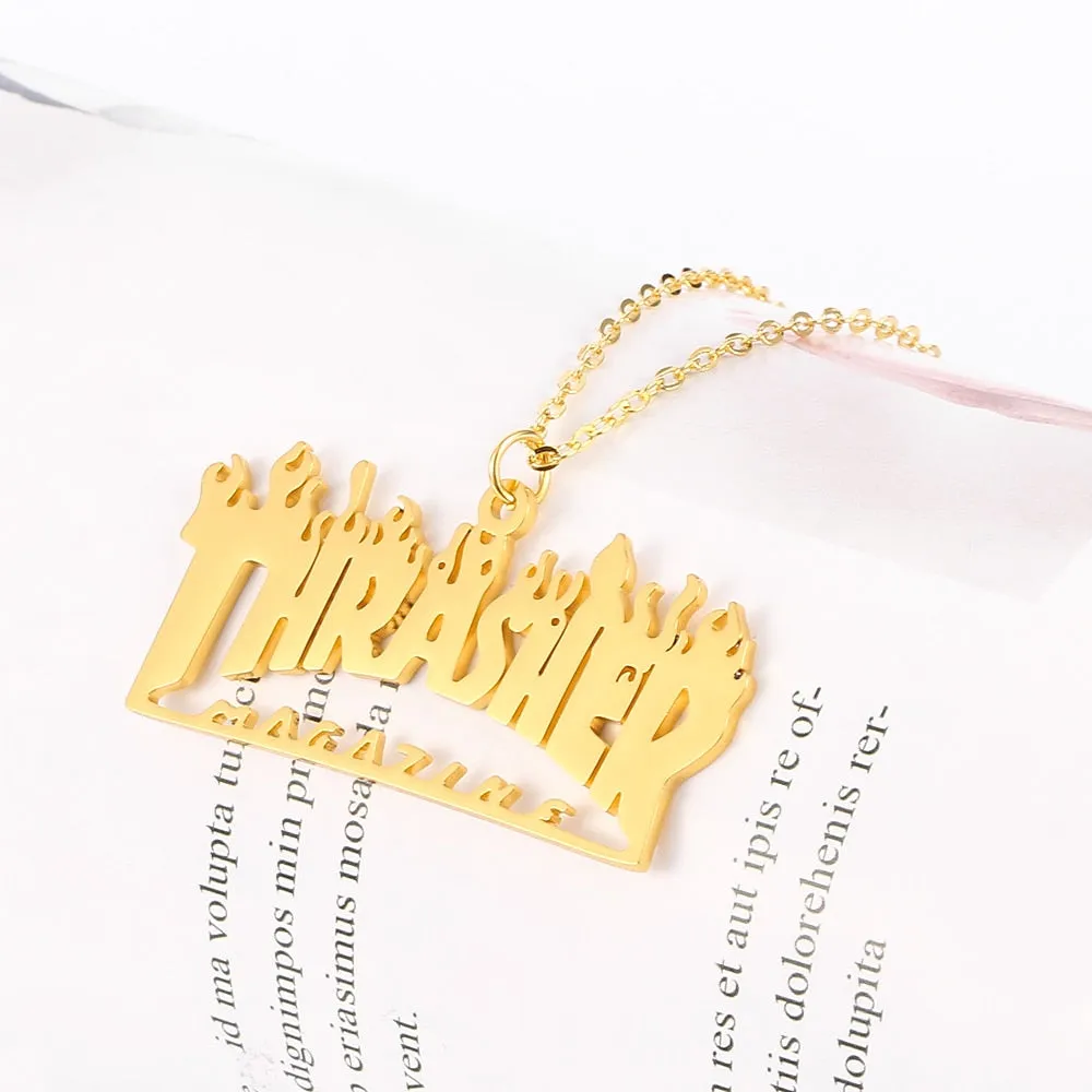 Stainless Steel THRASHER NECKLACE