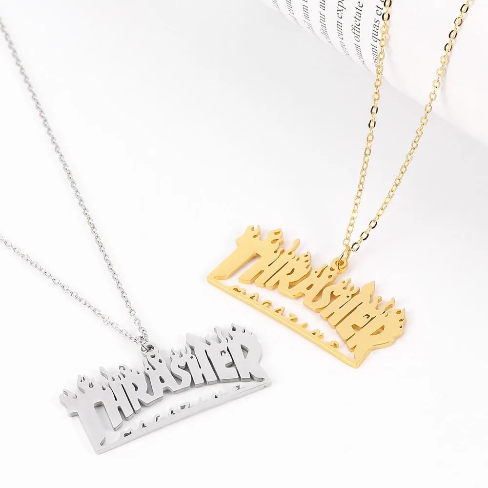 Stainless Steel THRASHER NECKLACE