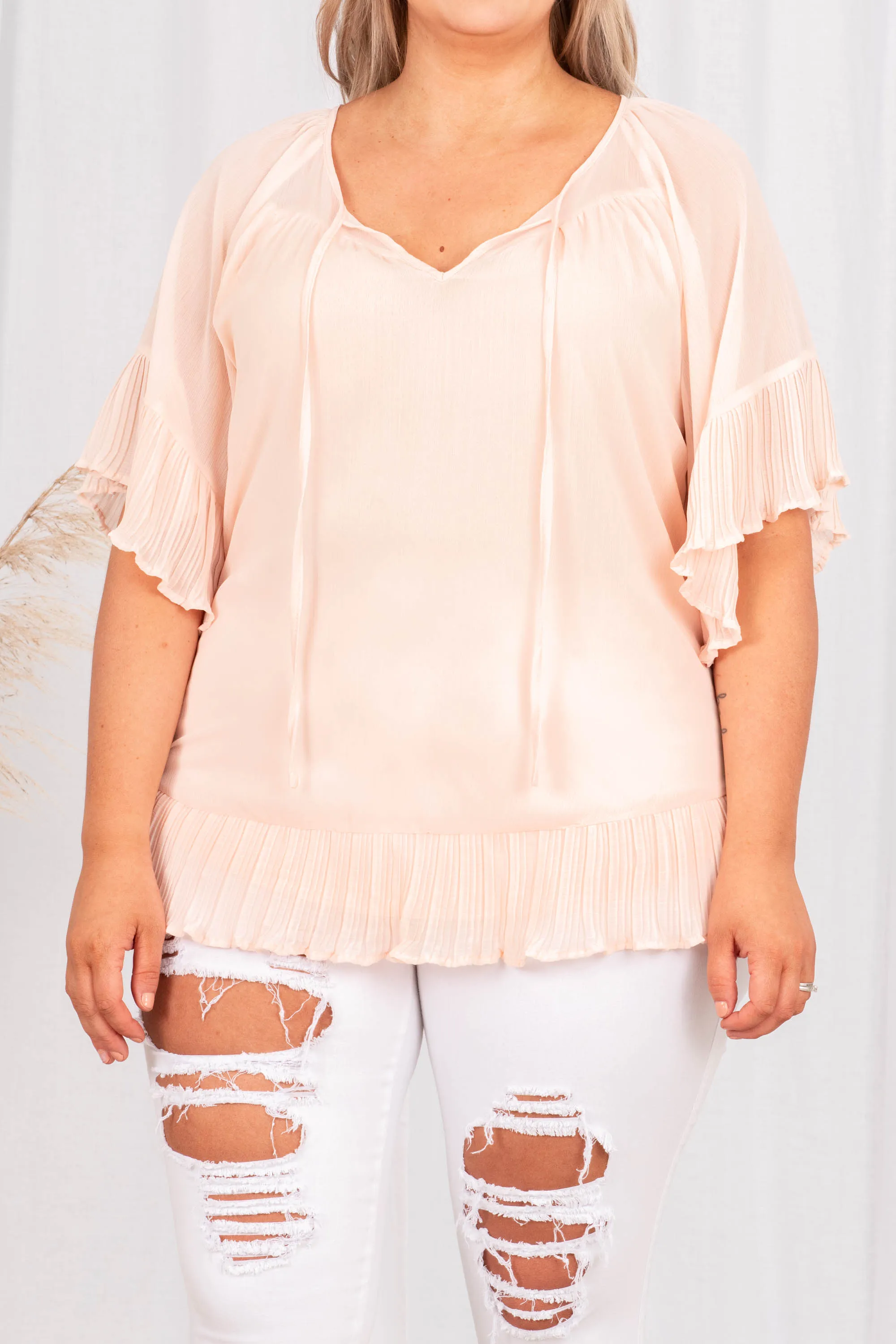 The Shallow End Top, Blush