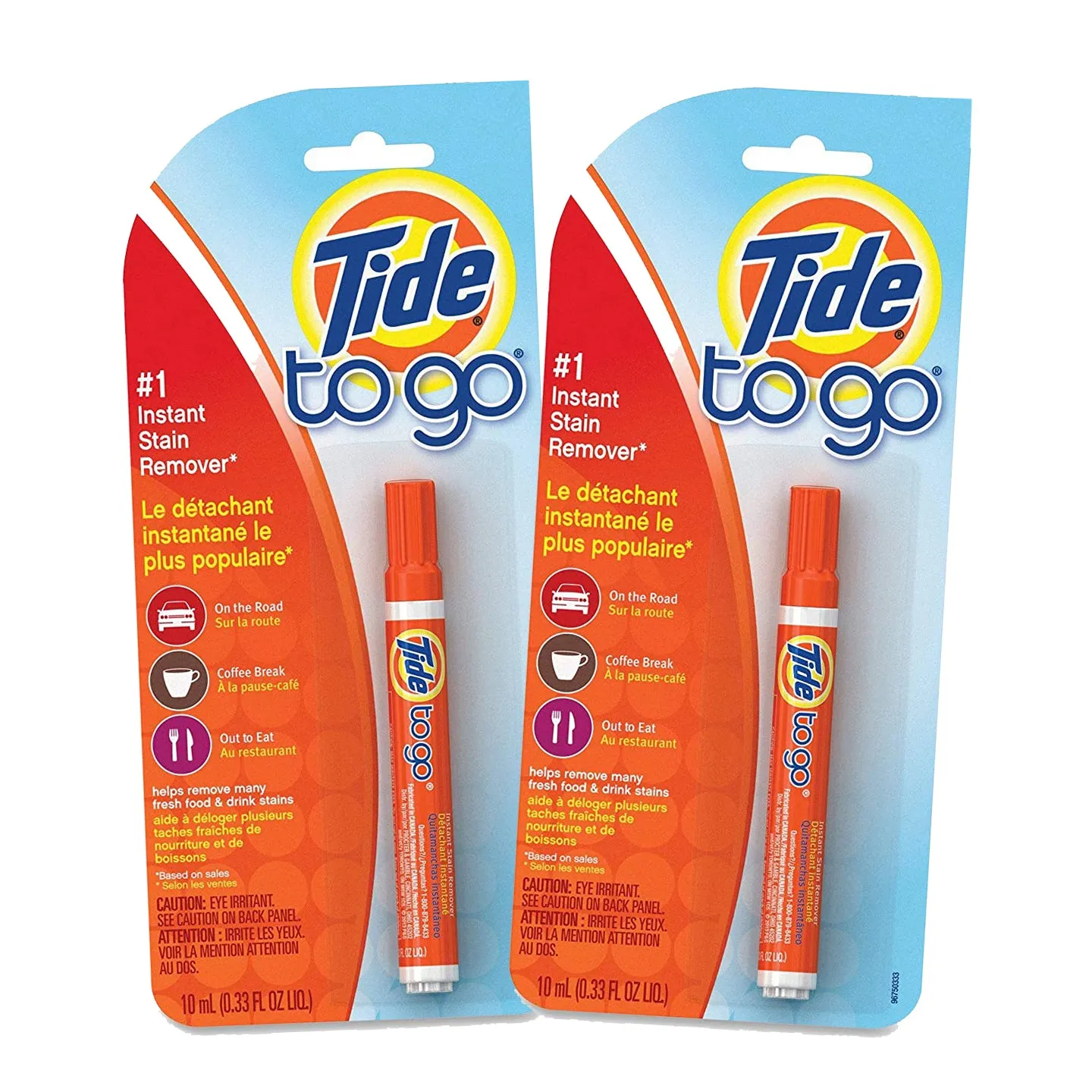 Tide To Go Stain Remover Pen 2-PACK