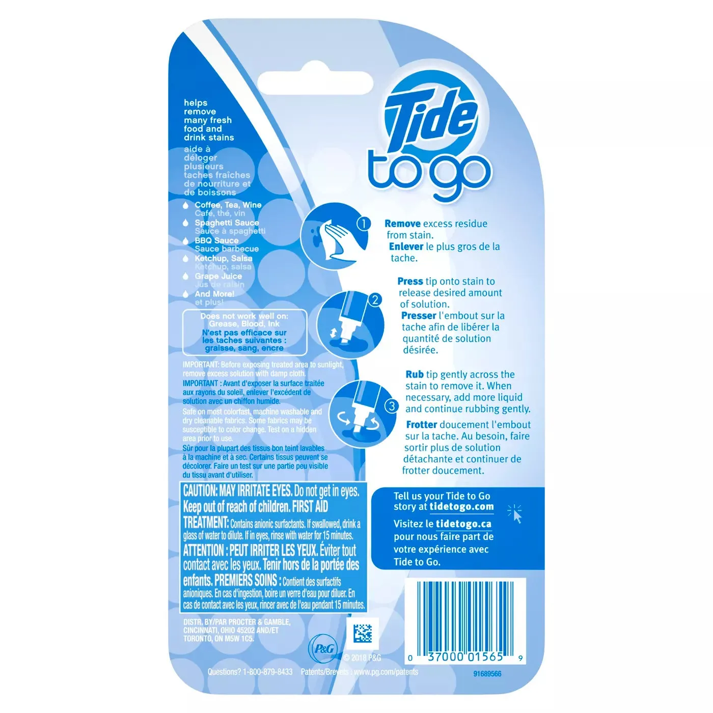 Tide To Go Stain Remover Pen 2-PACK