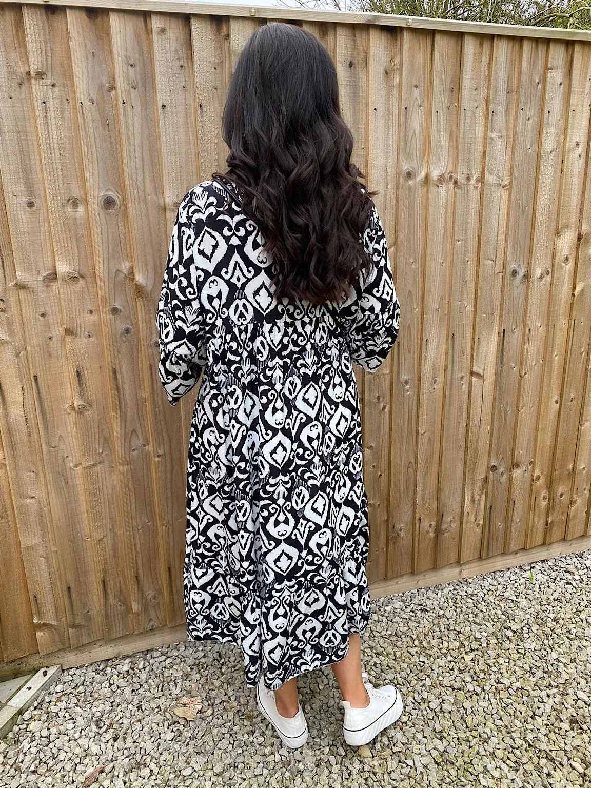 Tiered Printed Dress Nellie