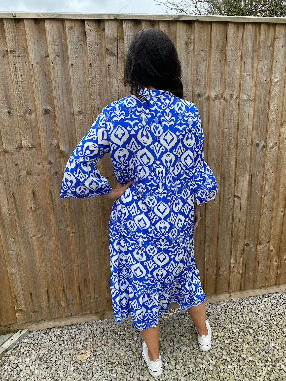 Tiered Printed Dress Nellie