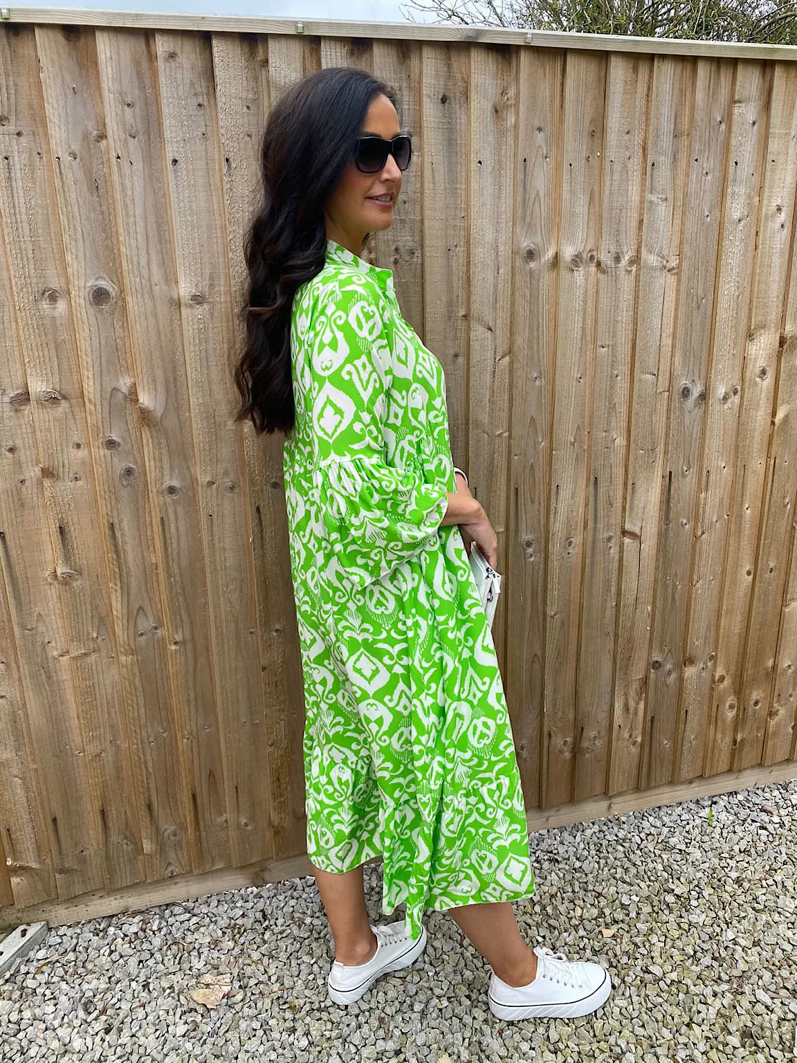 Tiered Printed Dress Nellie