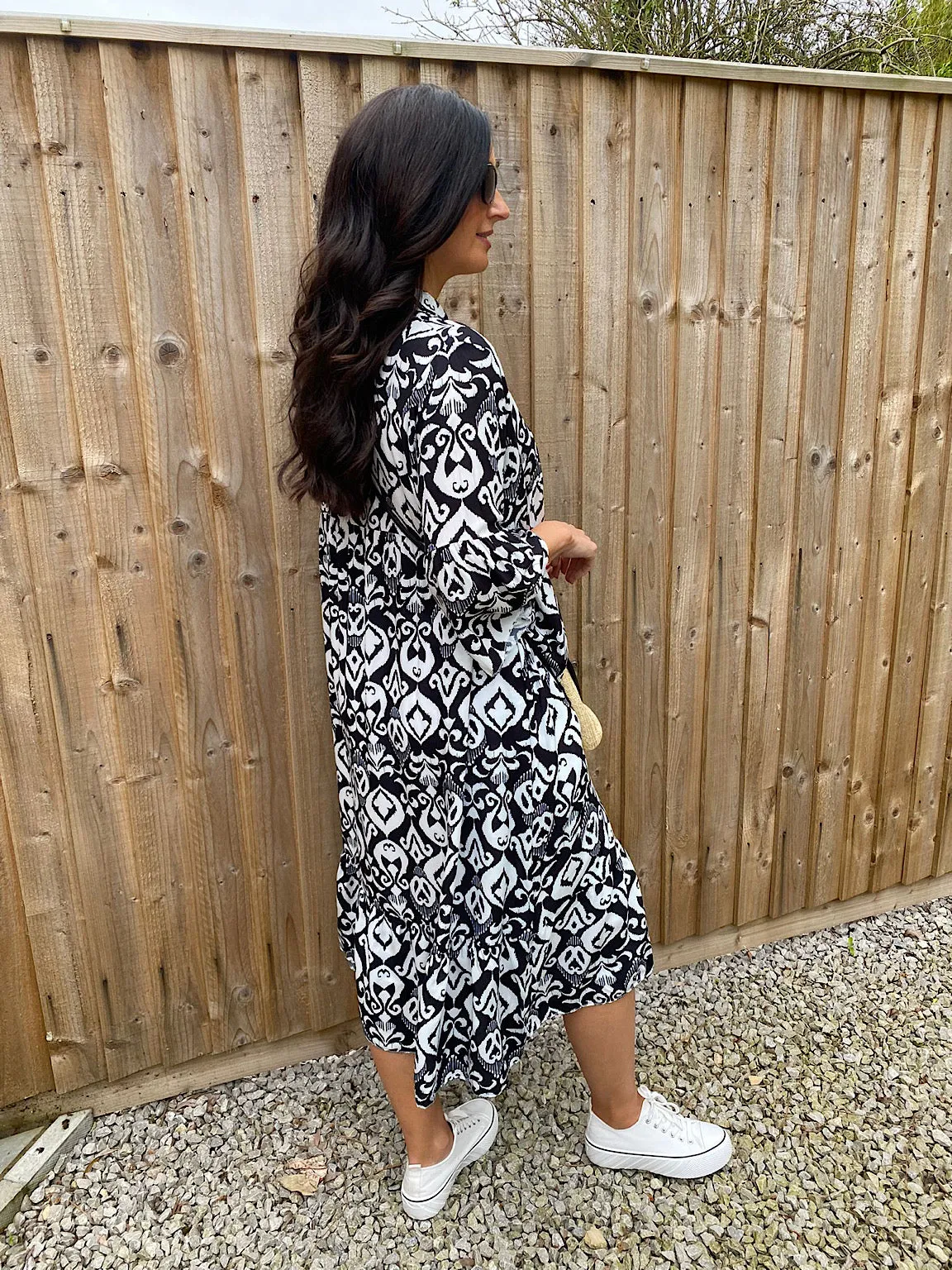 Tiered Printed Dress Nellie