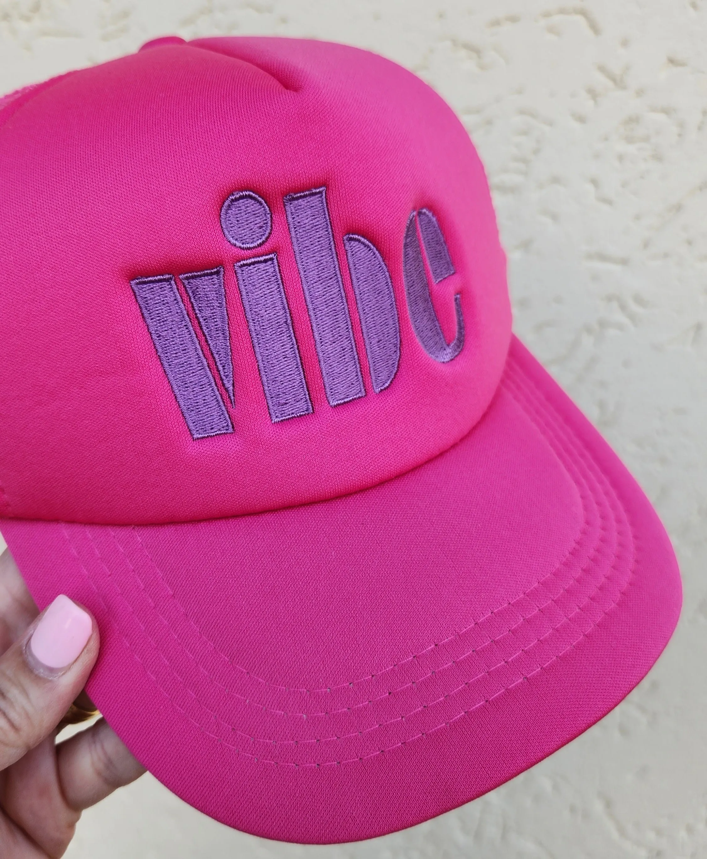 TLB Foam Mesh Trucker Cap PINK