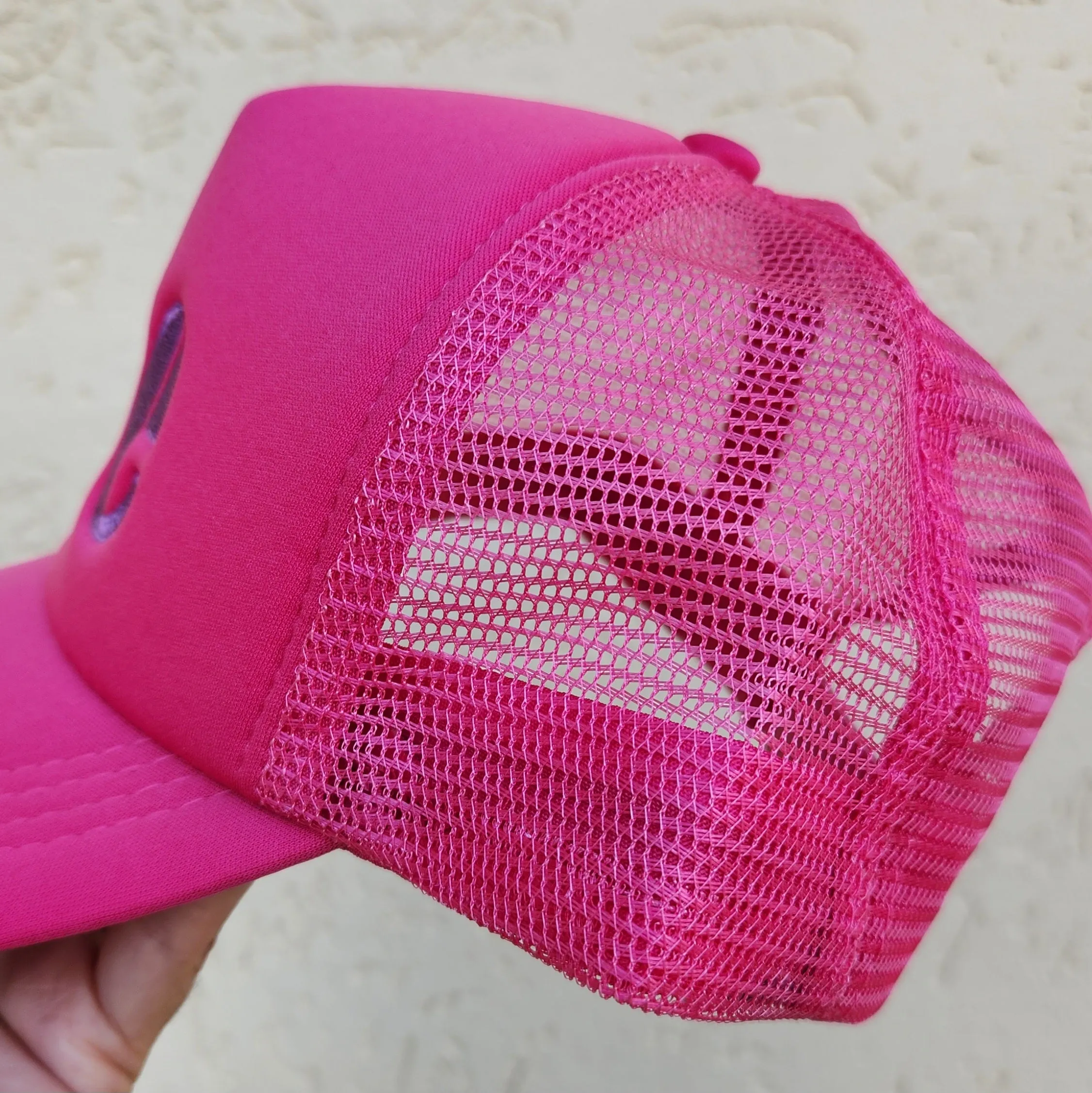 TLB Foam Mesh Trucker Cap PINK