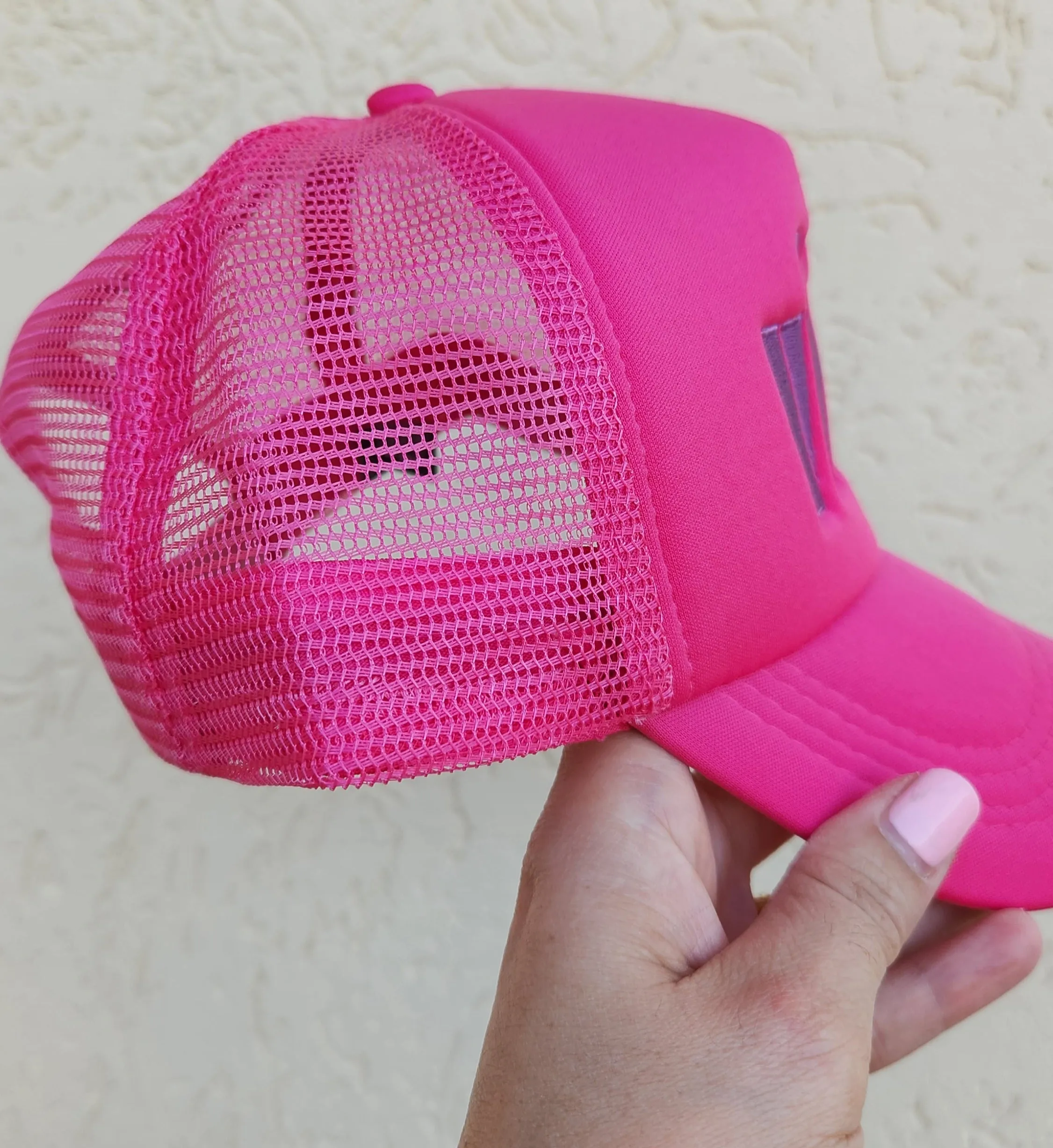 TLB Foam Mesh Trucker Cap PINK