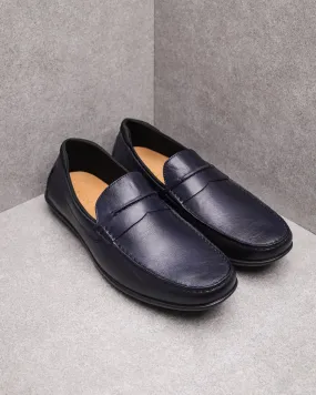 Tomaz C522 Men's Penny Mocassins (Navy)