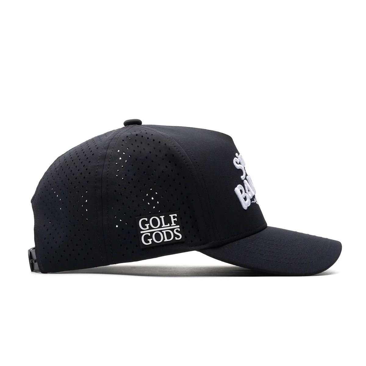 TOUR PRO Sinking Putts & Banging Sluts Golf Hat in Black with Curved Brim