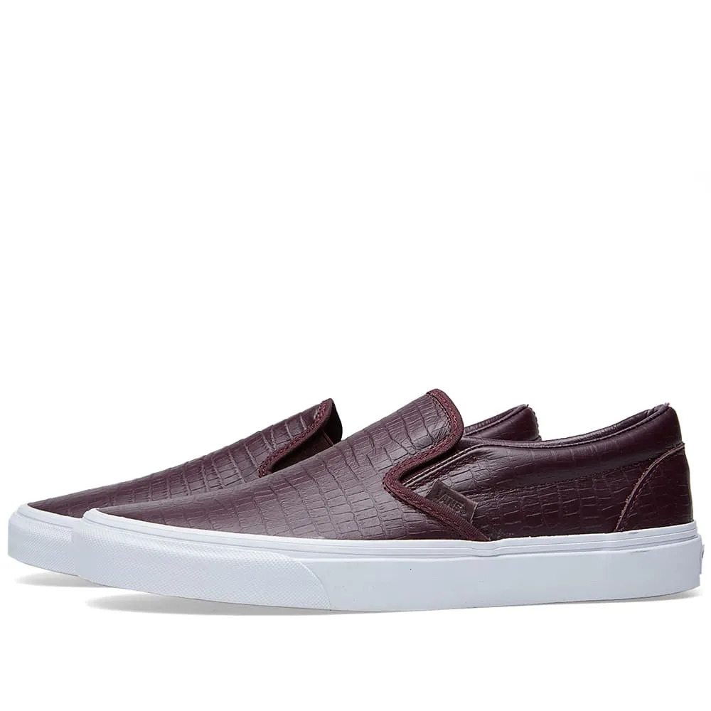 Vans California Classic Slip On CAWinetasting Croc