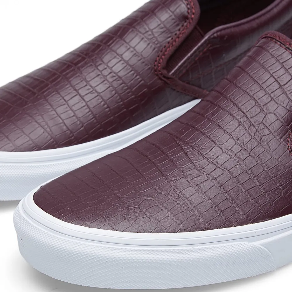 Vans California Classic Slip On CAWinetasting Croc