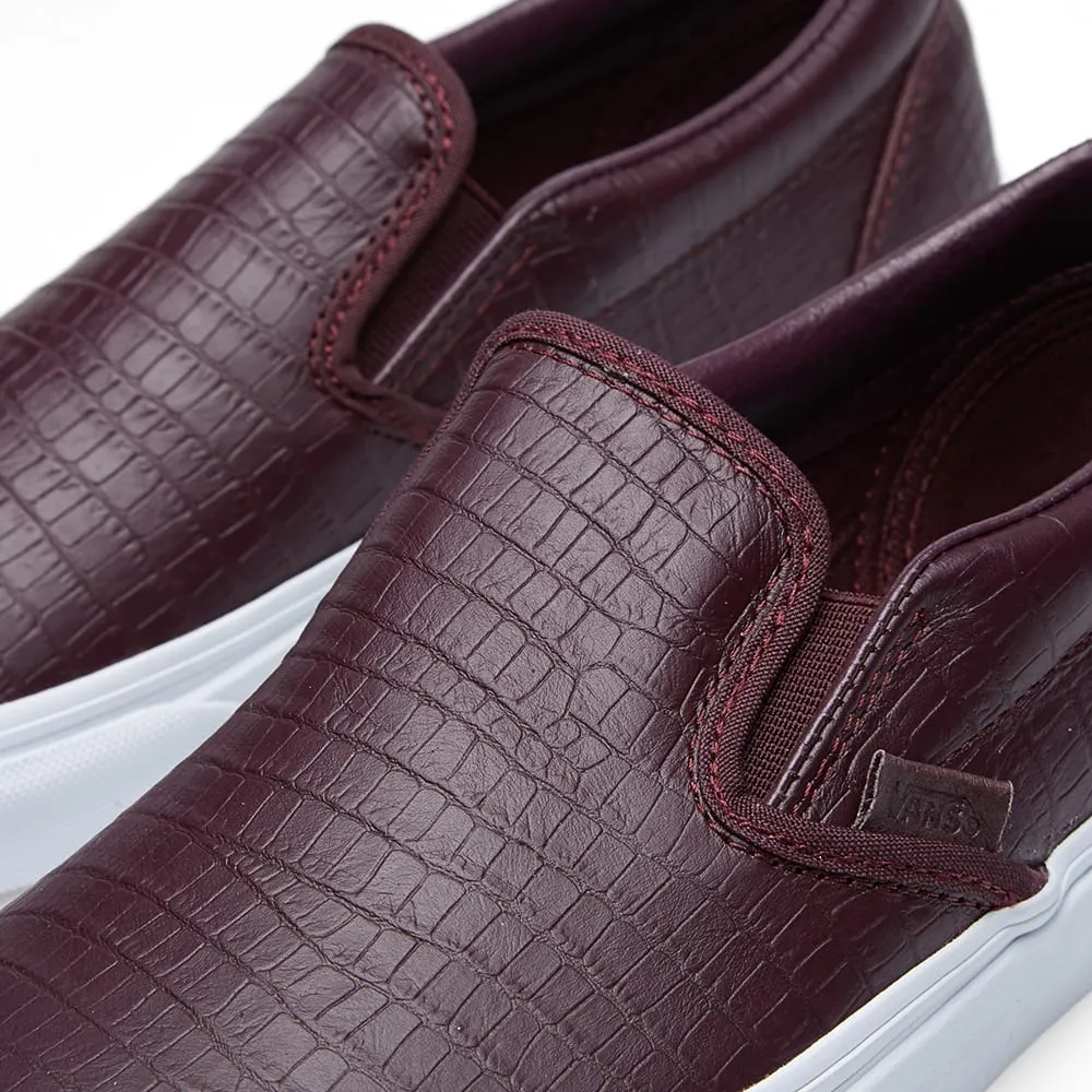 Vans California Classic Slip On CAWinetasting Croc