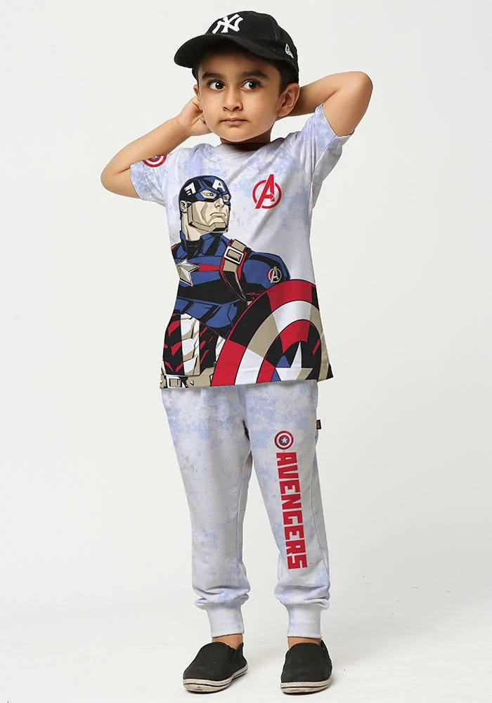 Vintage Captain America Kids Co-ord Set