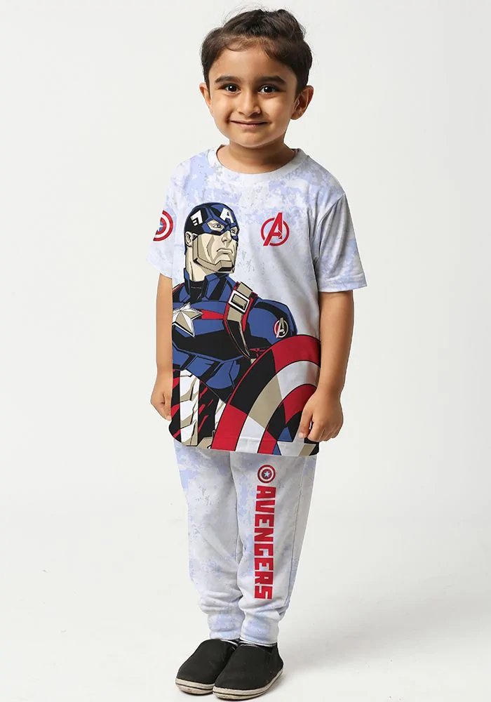 Vintage Captain America Kids Co-ord Set