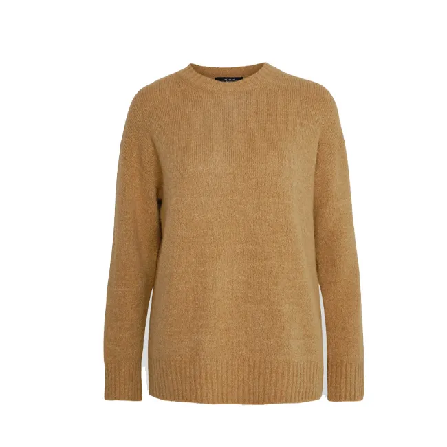 Weekend Max Mara  |Crew Neck Casual Style Nylon Long Sleeves Plain Cotton