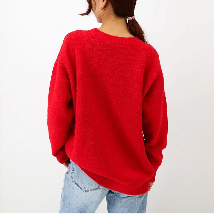 Weekend Max Mara  |Crew Neck Casual Style Nylon Long Sleeves Plain Cotton