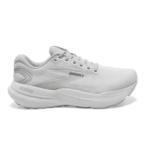 Women's Brooks Glycerin 21, White/White/Grey, 10.5 B Medium