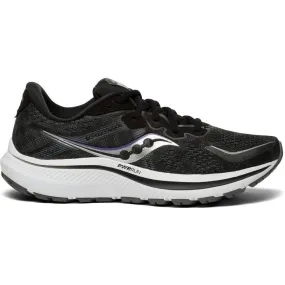 Women's Saucony Omni 20, Black/White, 5.5 B Medium